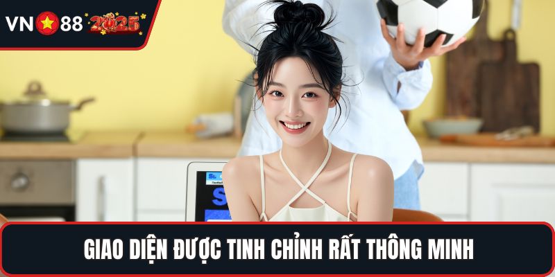 Giao diện được tinh chỉnh rất thông minh